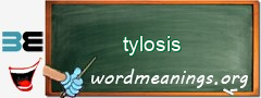 WordMeaning blackboard for tylosis